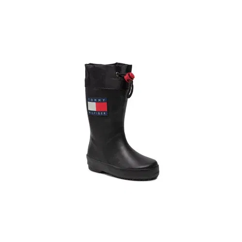 Tommy Hilfiger Gumijasti škornji Rain Boot T3X6-30766-0047 M Črna