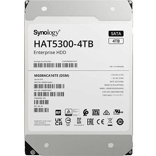 Synology 4TB 3.5" SATA III HAT5300-12T hard disk Cene