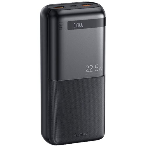 Remax power bank piloteer 20W PD+22.5W qc 20000mAh RPP-72/ crna Slike