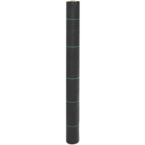 VidaXL Membrana proti plevelu črna 1x10 m PP Slike