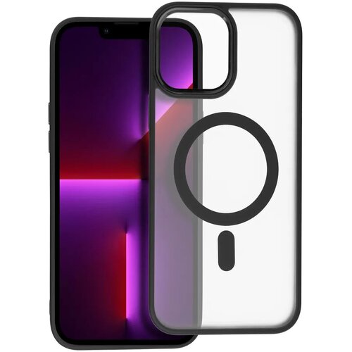 Matte Mag Cover ovitek, združljiv z MagSafe za iPhone 13 Pro Max črn Cene