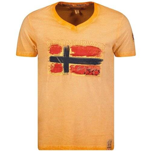 Geographical Norway mu&amp;scaron;ka majica kratkih rukava joasis ss men 401, narandžasta Slike
