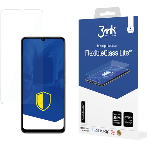 3mk POKROV OHI&amp;Scaron;JA IZ KALJENEGA STEKLA FLEXIBLEGLASS LITE ZA REDMI 13C 5G, (21977566) Slike