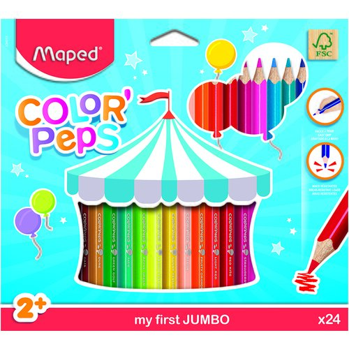  DRVENE BOJICE MAPED COLOUR `PEPS JUMBO 1/24 Cene