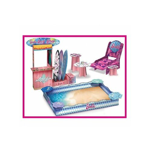 Barbie set surf and sand sa lutkom i magičnim peskom lisciani 91966 Slike