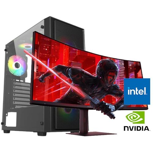  Gaming računar Intel i5-14400F, 16GB, 1TB, RTX 5060 8GB i Monitor Xiaomi curved G34WQI 2026 Cijene