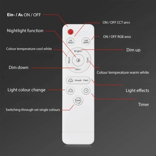 BRILO led prigu&amp;scaron;iva plafonska lampa frame 2xLED/20W/230V wi-fi tuya + daljinski Slike
