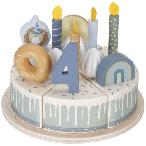 Little Dutch® Birthday Cake Blue igračka od drva 3 y+ 24 kom Cijene
