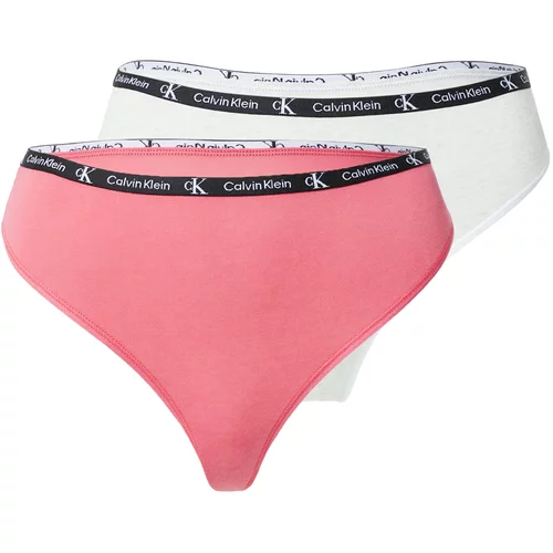 Calvin Klein Underwear Tangice roza / črna / bela