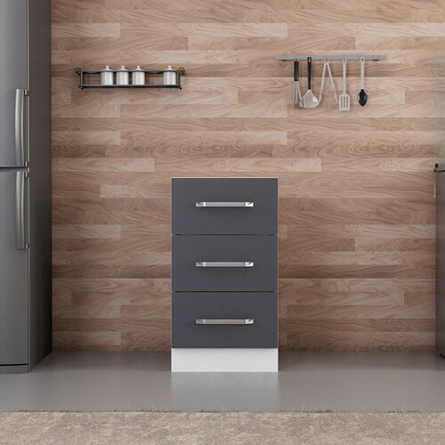 Hanah home kuhinjski element Minar 4158, 45 cm, beli / antracit Cene