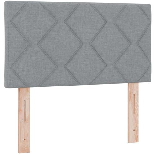 Podesivi krevet s madracem Svjetlosiva 80 x 200 cm Tkanina - Svjetlosiva 80 x 200 cm Dizajn s rombovima Cene