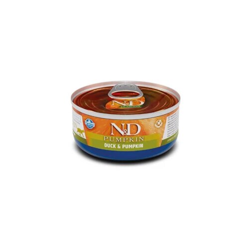 Farmina n&amp;amp;d pumpkin can cat duck&amp;amp;pumpkin 70g Slike