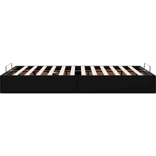 VidaXL Otomanski okvir kreveta bez madraca crni 120x200cm umjetne kože Slike