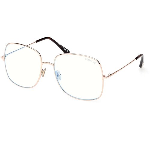 Tom Ford Blue Block Ženski okvir za dioptrijske naočare 0FT6048-B 2859, Srebrni Slike