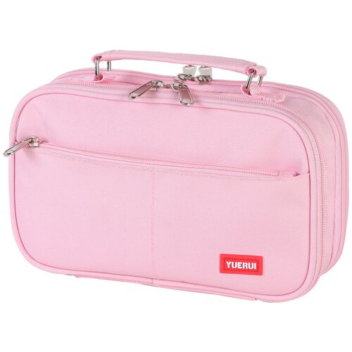 INF Peresnica z veliko prostornino, platnena torba za pisala z več predelki Pink, (21538053) Cene