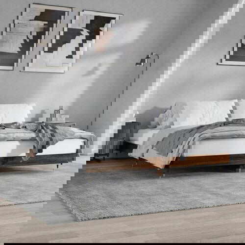 VidaXL Posteljni okvir rjav hrast 120x200 cm inženirski les Slike