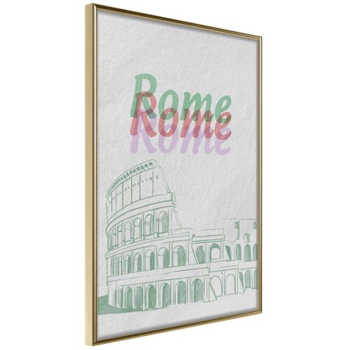  Poster - Pastel Rome 40x60 Slike