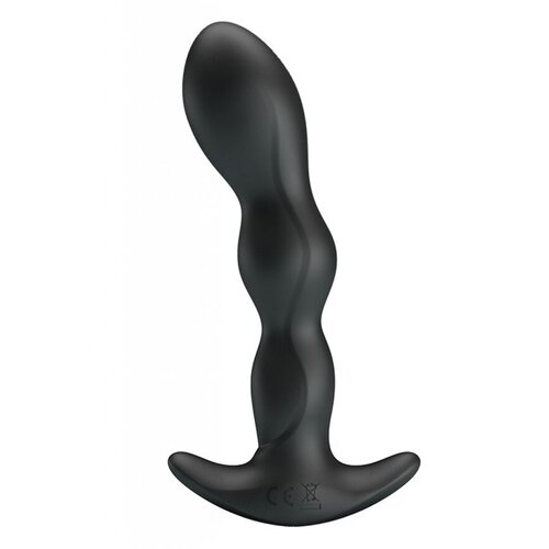  Masažer prostate Pretty Love, 13cm, Crni Slike