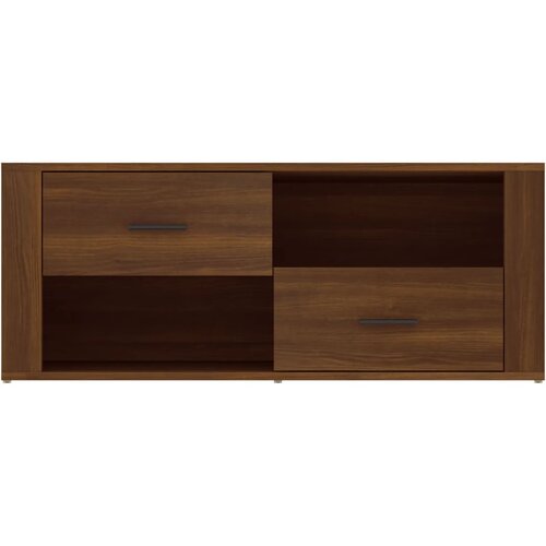  ormarić boja smeđeg hrasta 100x35x40 cm konstruirano drvo Slike