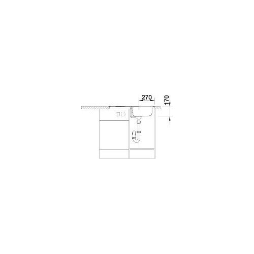 Blanco sudopera TIPO 45 S COMPACT Plemeniti čelik, 780x500/170mm Slike