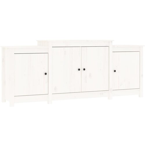 Maison Chic Komoda - Predalnik bela 164x37x68 cm trdna borovina, (21716280) Slike