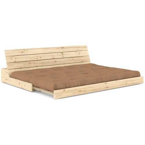 Karup Design Rjava raztegljiva sedežna garnitura 196 cm Base &amp;ndash; Slike