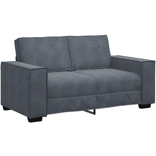 Dvodijelni set sofa s jastucima, tamno sivi bar&amp;scaron;un Slike