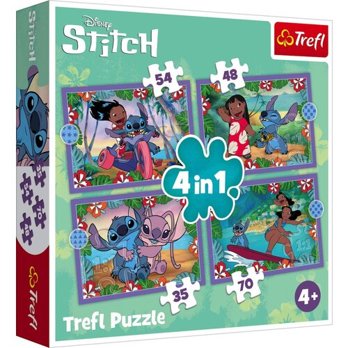 4 Puzzle Lilo &amp;amp; Stitch 4 U 1 Slike
