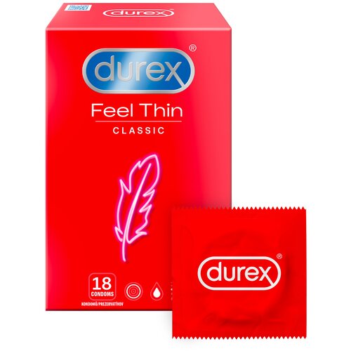 Durex Feel Thin Classic 18 pack Slike