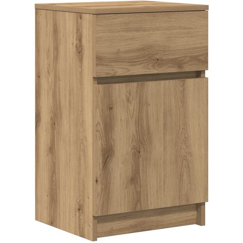 vidaXL Nočna omarica artisan hrast 39x35x65 cm inženirski les Cene