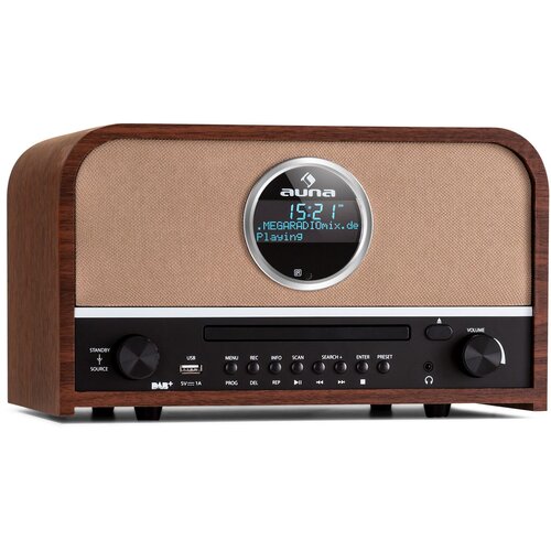 Auna Columbia, DAB radio, 60 W, CD player, DAB+/ UKW tuner, USB snimanje, Bluetooth Cijene