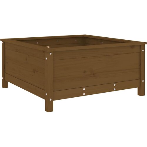  Vrtna sadilica boja meda 82,5 x 82,5 x 39 cm masivna borovina Slike