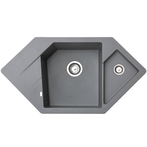 Metalac Granit DIAMOND fi90 Grafit 960x510 sa sifonom Slike