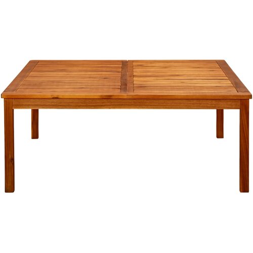  Vrtni stolić za kavu 110 x 110 x 45 cm masivno bagremovo drvo Slike