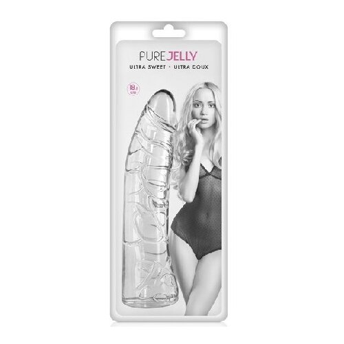  Mekani prozirni dildo | Pure Jelly Clear 18.5 cm Cene