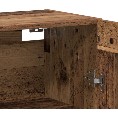  Zidna oprema 2 komada staro drvo 69.5x34x90 cm Obrađeno drvo Slike
