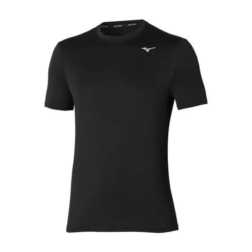 Mizuno Impulse Core Short Sleeve Shirt, Black - L, (21576480)