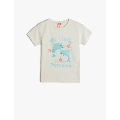 Koton Dolphin T-Shirt Short Sleeve Crew Neck Cotton Cene
