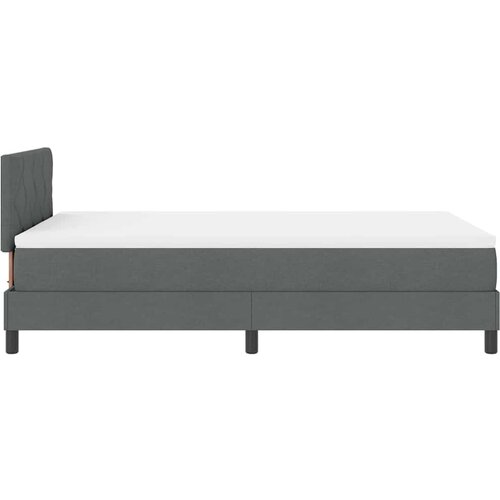  s opruga kutije Tamno siva 120 x 190 cm tkanina Slike