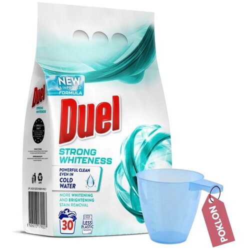 Duel Strong whiteness deterdžent 30 pranja (2,7kg) + merica Cene