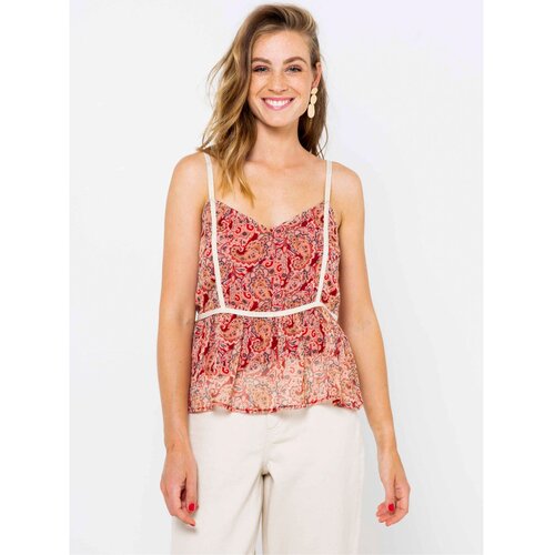 Camaieu Pink Patterned Top - Women Slike