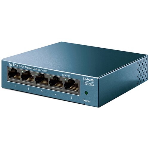 Tp-link 5-Port 1GbE RJ45 metal desktop switch Slike