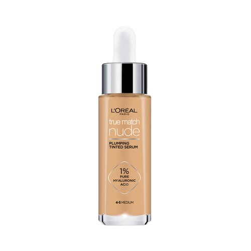 L´Oréal Paris true match nude plumping tinted serum serum za toniranje z 1% hijaluronske kisline 30 ml odtenek 4-5 medium Cene