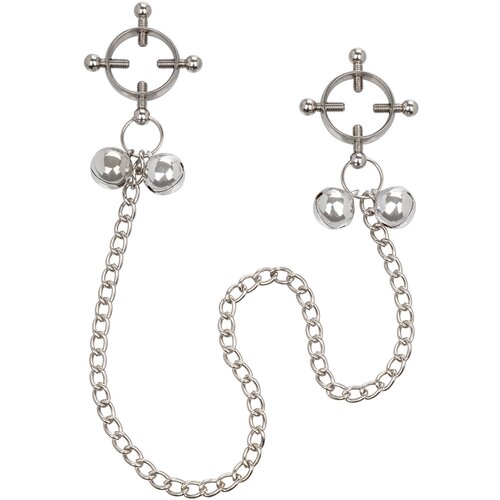 California Exotics Nipple Grips 4-Point Nipple Press with Bells Slike