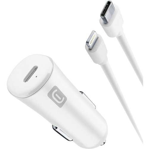 Cellular Line avto polnilec, usb-c + kabel mfi, 20W, iphone Cene