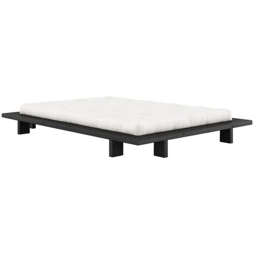 Karup Design Crni bračni krevet od borovine sa letvicom 140x200 cm Japan - Slike