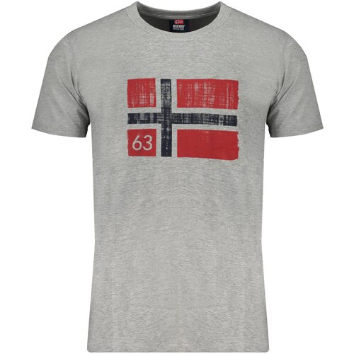 Norway 1963 GRAY MEN&amp;amp;#39;S SHORT SLEEVE T-SHIRT Slike