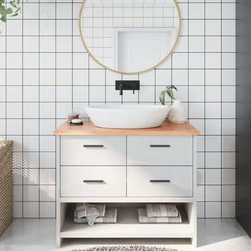  Kopalniški pult svetlo rjav 100x60x2 cm obdelan trden les Cene
