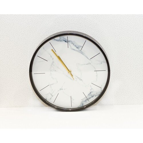 Dekordom zidni sat CIRCLE 2063-1 - Marble/White - N41 Cene