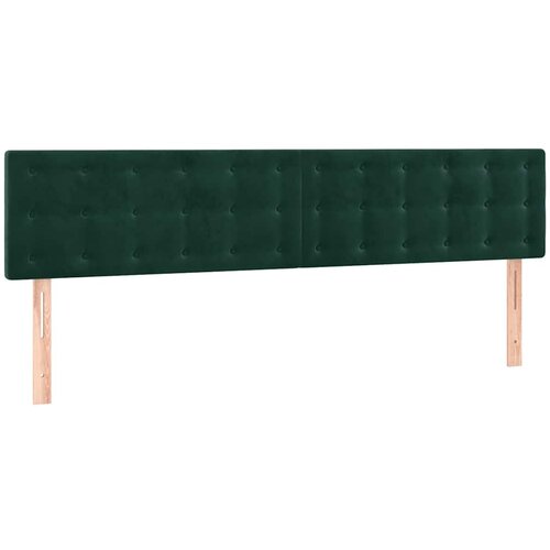  LED uzglavlje tamnozeleno 160x5x78/88 cm bar&amp;scaron;unasto Slike